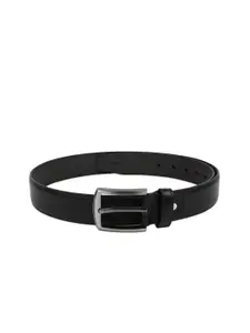Kara Men Black Textured Belt