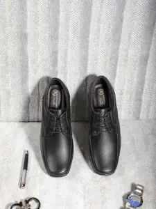 Alberto Torresi Men Black Solid Formal Derby Shoes