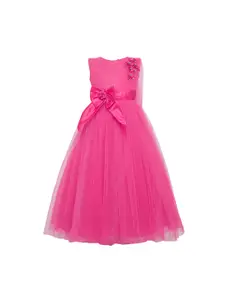 BETTY Girls Pink Embellished Maxi Dress