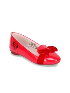 toothless Red Disney Minnie Solid Ballerinas