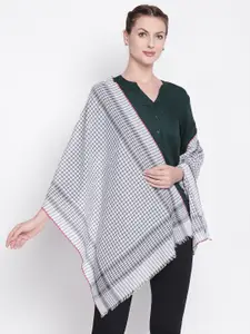 Style Quotient Women Blue Checked Scarf