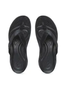 Crocs Capri  Women Black Solid Thong Flip-Flops
