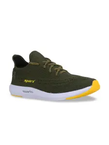 Sparx Men Olive Green Mesh Running Shoes SM-482
