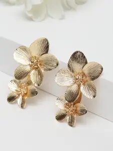 AVANT-GARDE PARIS Gold-Plated Floral Drop Earrings