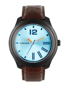 Fastrack Men Turquoise Blue Analogue Watch 3198AL02