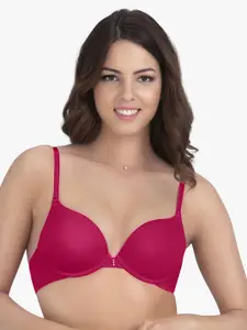 Amante Solid Padded Wired Perfect Lift Level 1 Push Up Bra - BRA14507