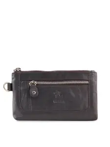 Kara Women Brown Solid Leather Wallet