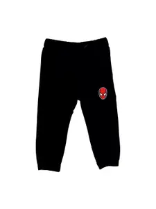 Marvel by Wear Your Mind Boys Black Spiderman Print Joggers