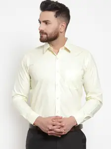Hancock Men Slim Fit Wrinkle Resistant Solid Formal Shirt