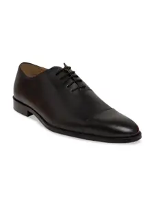 HATS OFF ACCESSORIES Men Black Solid Leather Formal Shoes