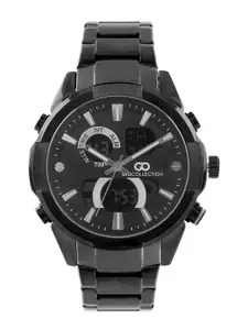 GIO COLLECTION Men Black Analogue and Digital Watch G3009-22