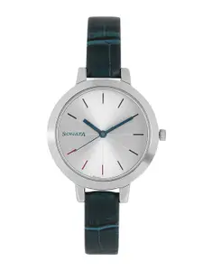 Sonata Busy Bees Women Silver Analogue watch NL8141SL02