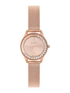 GIORDANO Women Rose Gold Analogue Watch R4003-11A