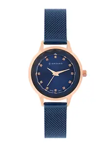 GIORDANO Women Navy Blue Analogue Watch