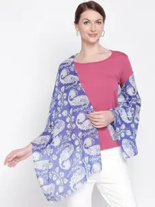 Style Quotient Blue & White Printed Scarves