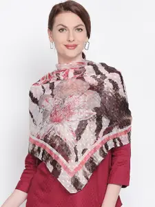 Style Quotient Brown Printed Scarves