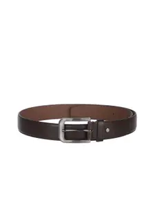 Kara Men Brown Textured Belt