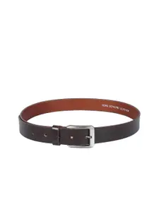 amicraft Men Brown Solid Genuine Leather Belt