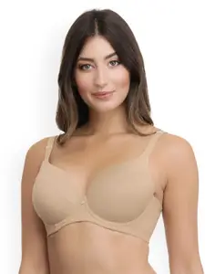 Ultimo Solid Padded Wired Smooth Definition T-Shirt Bra E0001