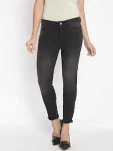 Newport Women Black Skinny Fit Mid-Rise Clean Look Jeans