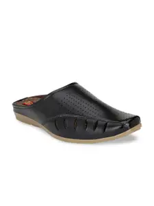 John Karsun Men Black Sandals