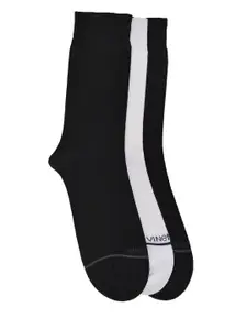 VINENZIA Men Pack Of 3 Solid Calf Length Formal Socks