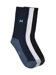 MARC Men Pack Of 3 Solid Calf Length Socks