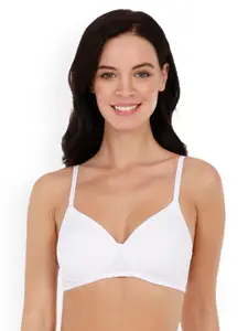 every de by amante Solid Padded Wirefree Carefree Casuals T-Shirt Bra - EB003