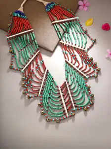 Bamboo Tree Jewels Bamboo Tree Multicoloured Beaded Handcrafted Necklace