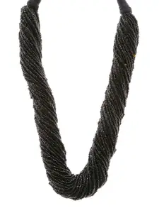 Bamboo Tree Jewels Black Metal Handcrafted Necklace