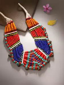 Bamboo Tree Jewels Bamboo Tree Multicoloured Beaded Necklace