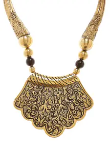 Bamboo Tree Jewels Bamboo Tree Gold-Toned Handcrafted Necklace