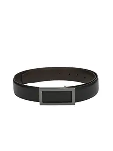 Calvadoss Men Black Textured Belt