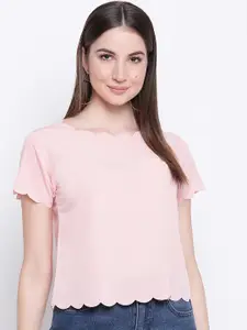 Mayra Women Pink Solid Top