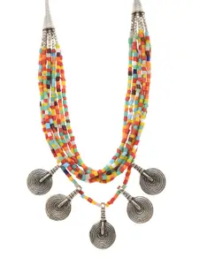 Bamboo Tree Jewels Multi-Coloured Handcrafted Necklace