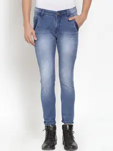 Rodamo Men Blue Slim Fit Mid-Rise Clean Look Stretchable Jeans