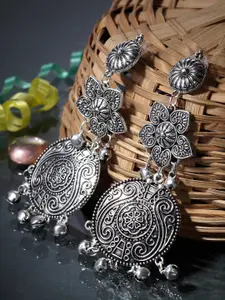 Moedbuille Silver-Plated Classic Drop Earrings