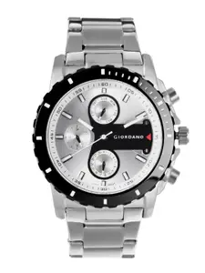 GIORDANO Men Silver-Toned Analogue Watch R1212-11