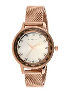 GIORDANO Women Gold-Toned Analogue Watch