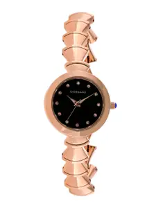 GIORDANO Women Black Analogue Watch