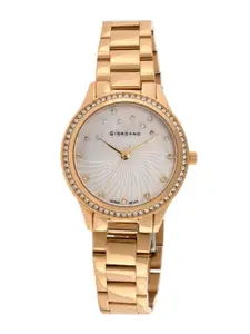 GIORDANO Women White Analogue Watch R4000-22