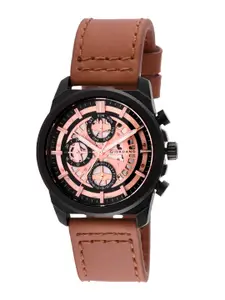 GIORDANO Men Rose Gold Analogue Watch R1214-03