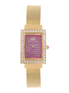 GIO COLLECTION Women Silver-Toned Analogue Watch G2066-33