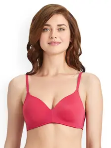 Amante Solid Padded Wired Encased T-shirt Bra - BRA70001
