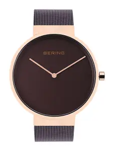 Bering Men Brown Classic Sapphire Crystal Watches-14539-262
