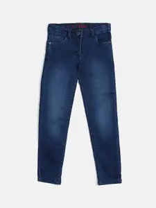ELLE Girls Blue Slim Fit Mid-Rise Clean Look Jeans
