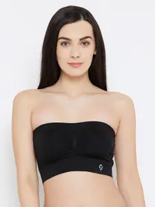 C9 AIRWEAR Black Solid Non-Wired Lightly Padded Everyday Bra P2312_Black