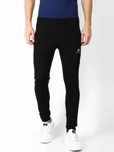 OFF LIMITS Men Black Solid Straight-Fit Trackpants