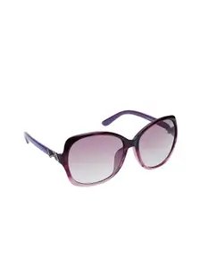 GIORDANO Women Purple Square Sunglasses GA90226C03
