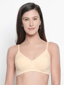 Bodycare Pack of 2 Beige Solid Non-Wired Non Padded Everyday Bra E6577SS